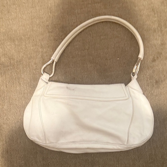 Prada Cream Leather Shoulder Bag - Picture 3 of 8